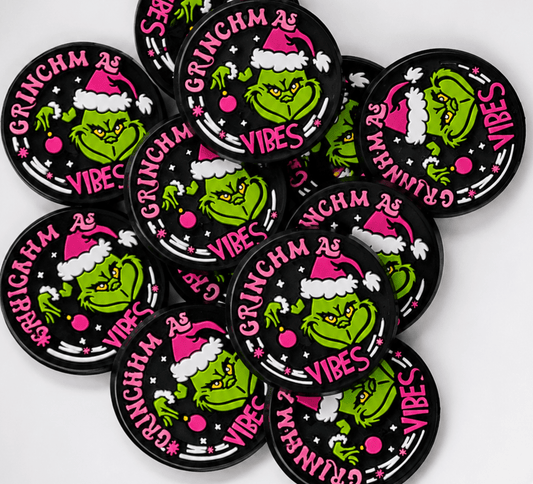 1 Count Focal Bead Grinchmas Vibes