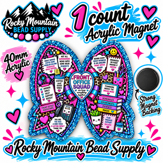New 1 Count Completed Exclusive Design Wholesale Acrylic Flatback Magnet 🧲