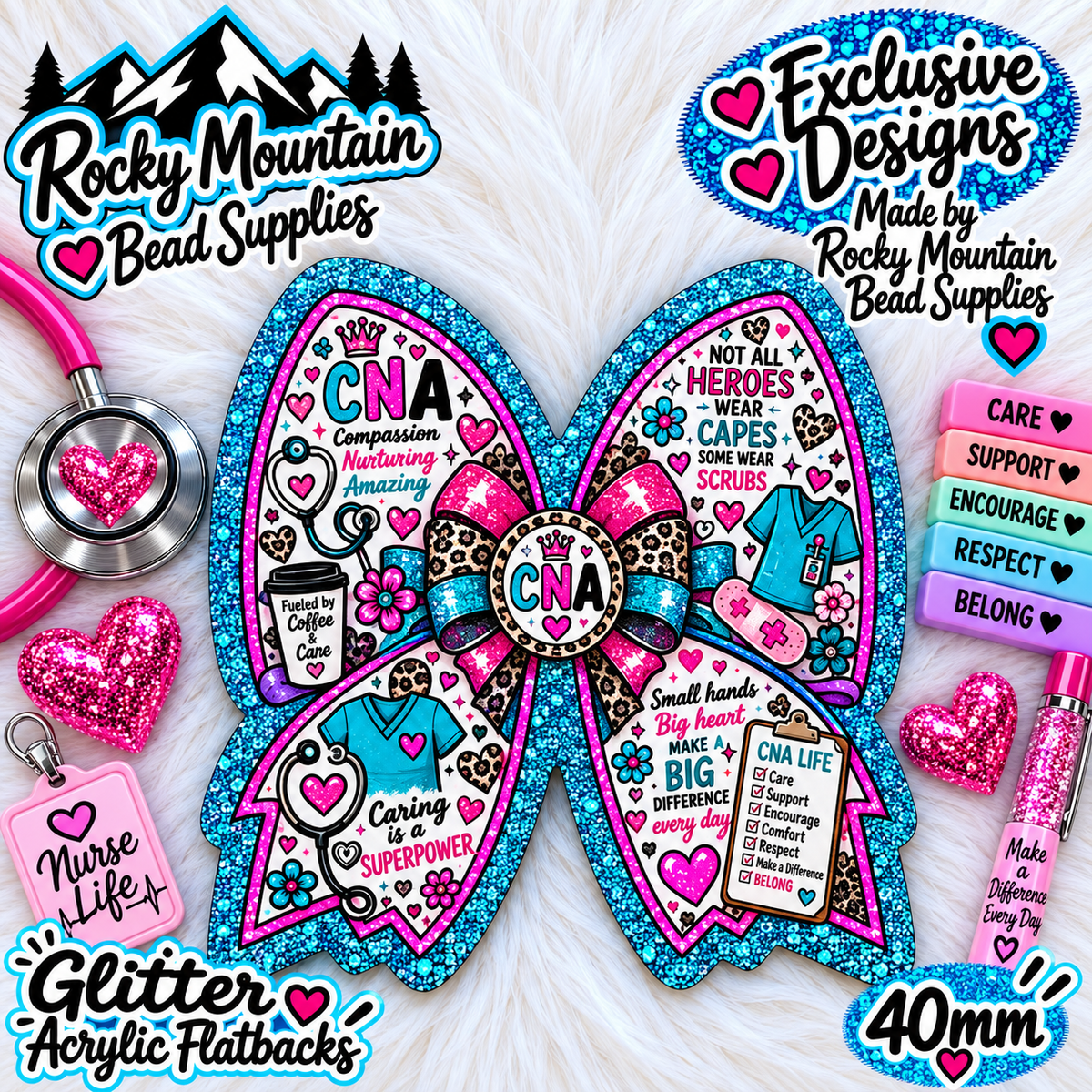 Shop Exclusive 1 Count Custom Exclusive Glitter