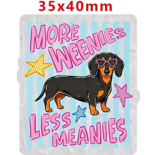 Glitter Acrylic Flatback- Acrylic Planer Resin Charm Dog