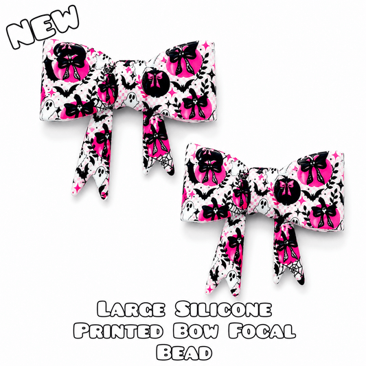 1 Count New Release Silicone Focal Bead Bow