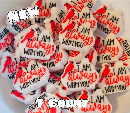 New 1 Count Focal Bead Always With You