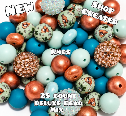 New Deluxe SILICONE Bead Mix 25 count. Shop Made