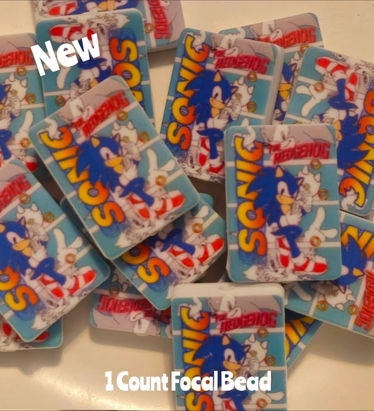 Clearance Sonic Focal Beads 1 Count DIY Bead Supplies