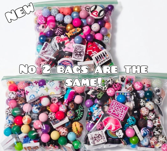 New Bulk Mystery Silicone & Acrylic Bead BAGS Special BUY While Supplies Last. New UPDATED JUNE 5TH 2026
