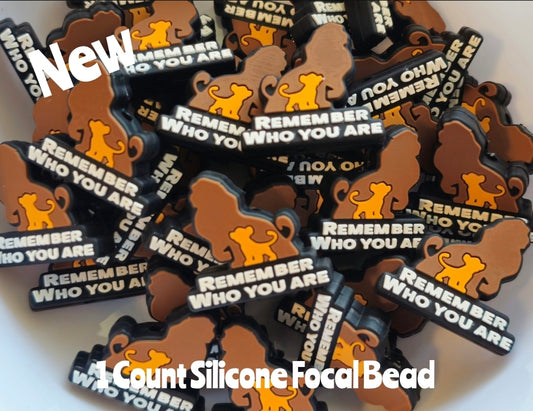 New Silicone Lion King Focal Beads 1 Count DIY Bead Supplies