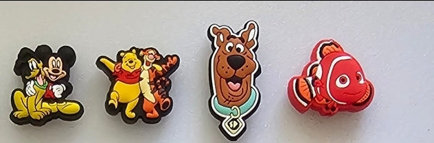 Character DIY BEADS Charms silicone focal beads 1 count multiple options