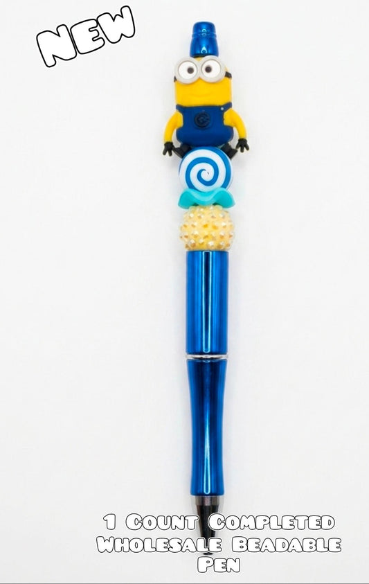 Wholesale 1 Count Beadable Pen Character Minions