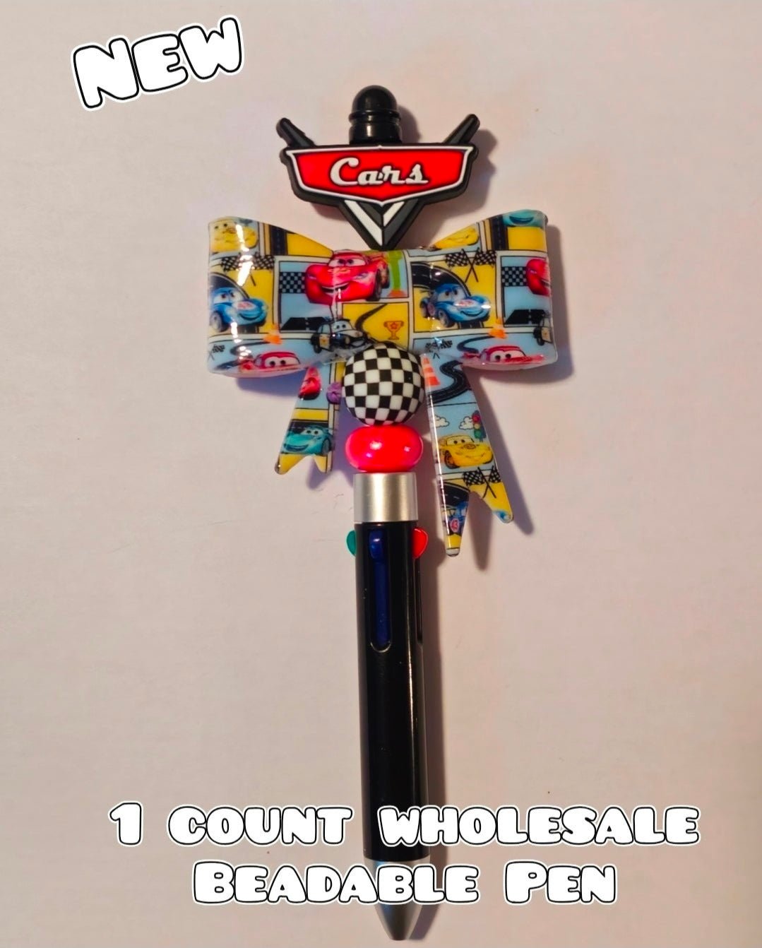 Wholesale 1 Count Beadable Pens Cars