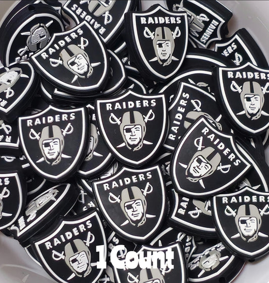 NEW DIY Focal Bead 1 Count Craft Supplies Football Raiders