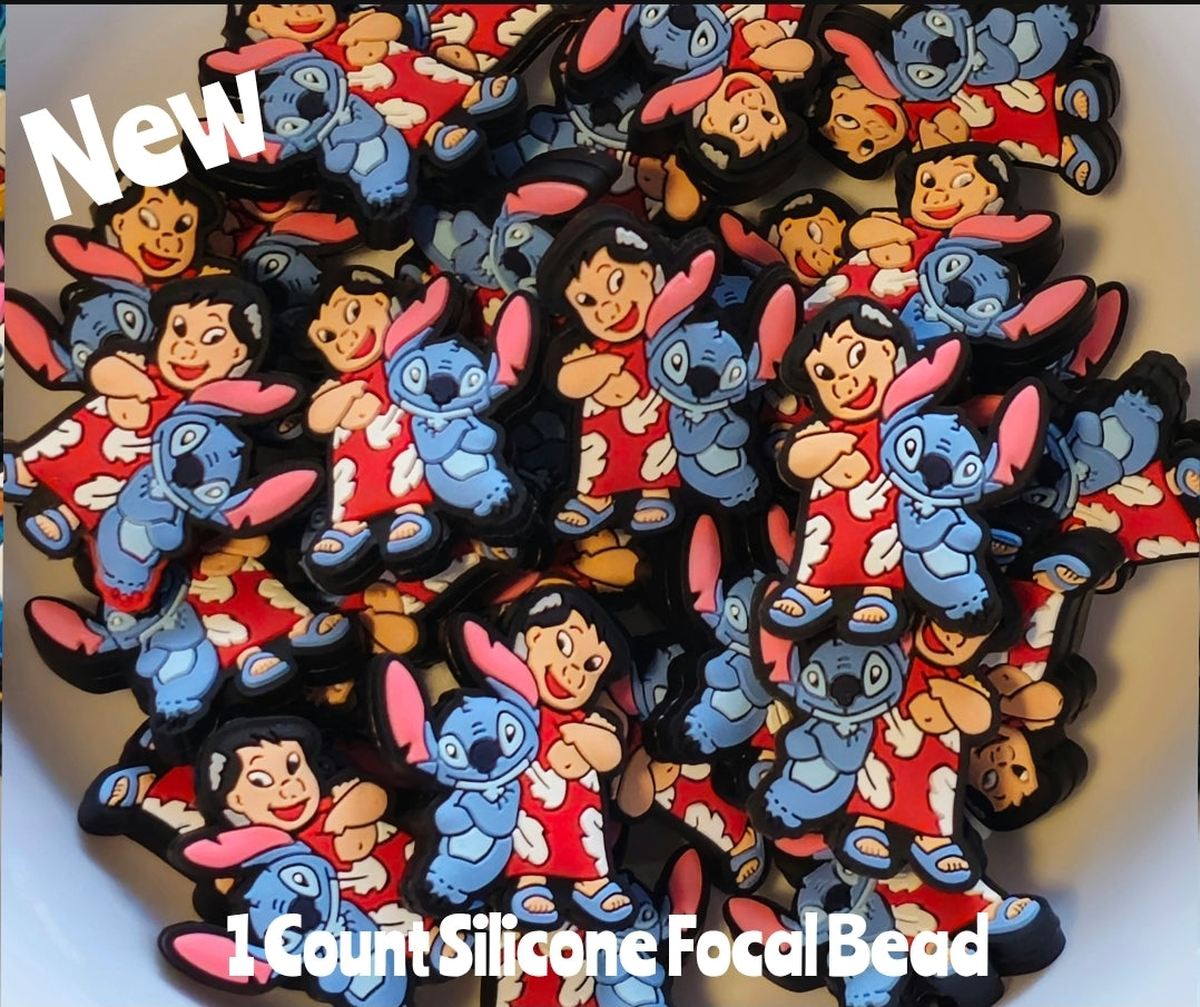 New Lilo Stitch Focal Beads 1 Count DIY Bead Supplies