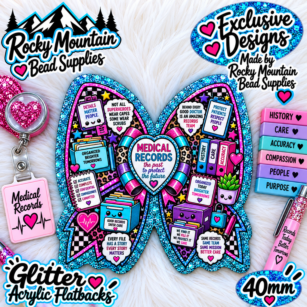 Shop Exclusive 1 Count Custom Exclusive Glitter