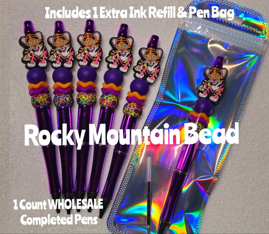 Wholsale Completed Pens come with 1 pen 1 ink refill and pen bag Craft Supplies Character Lisa Frank Tiger