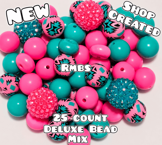 New Deluxe SILICONE Bead Mix 25 count. Shop Made