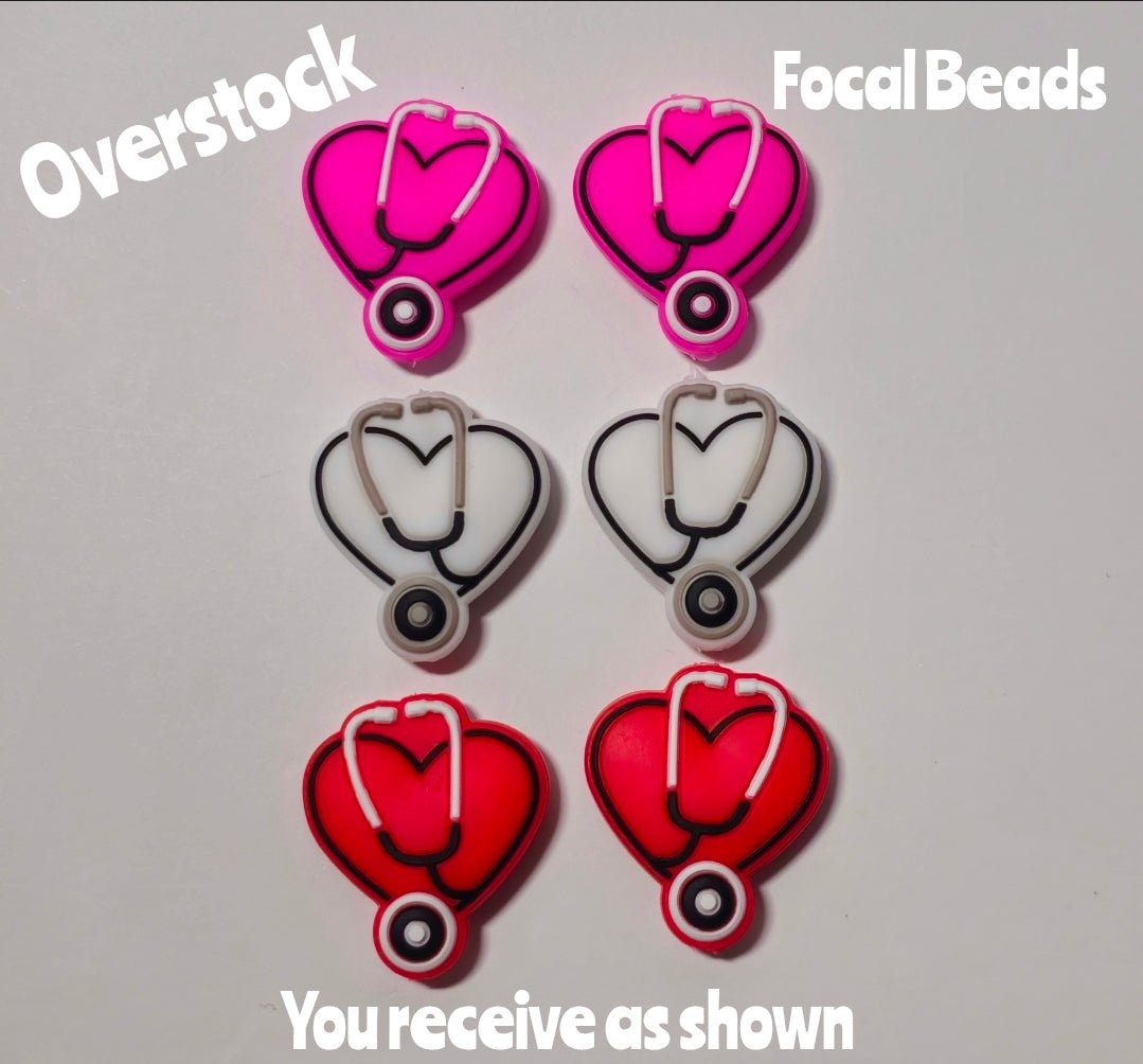 Overstock 6 Count Focal Bead Set As Shown