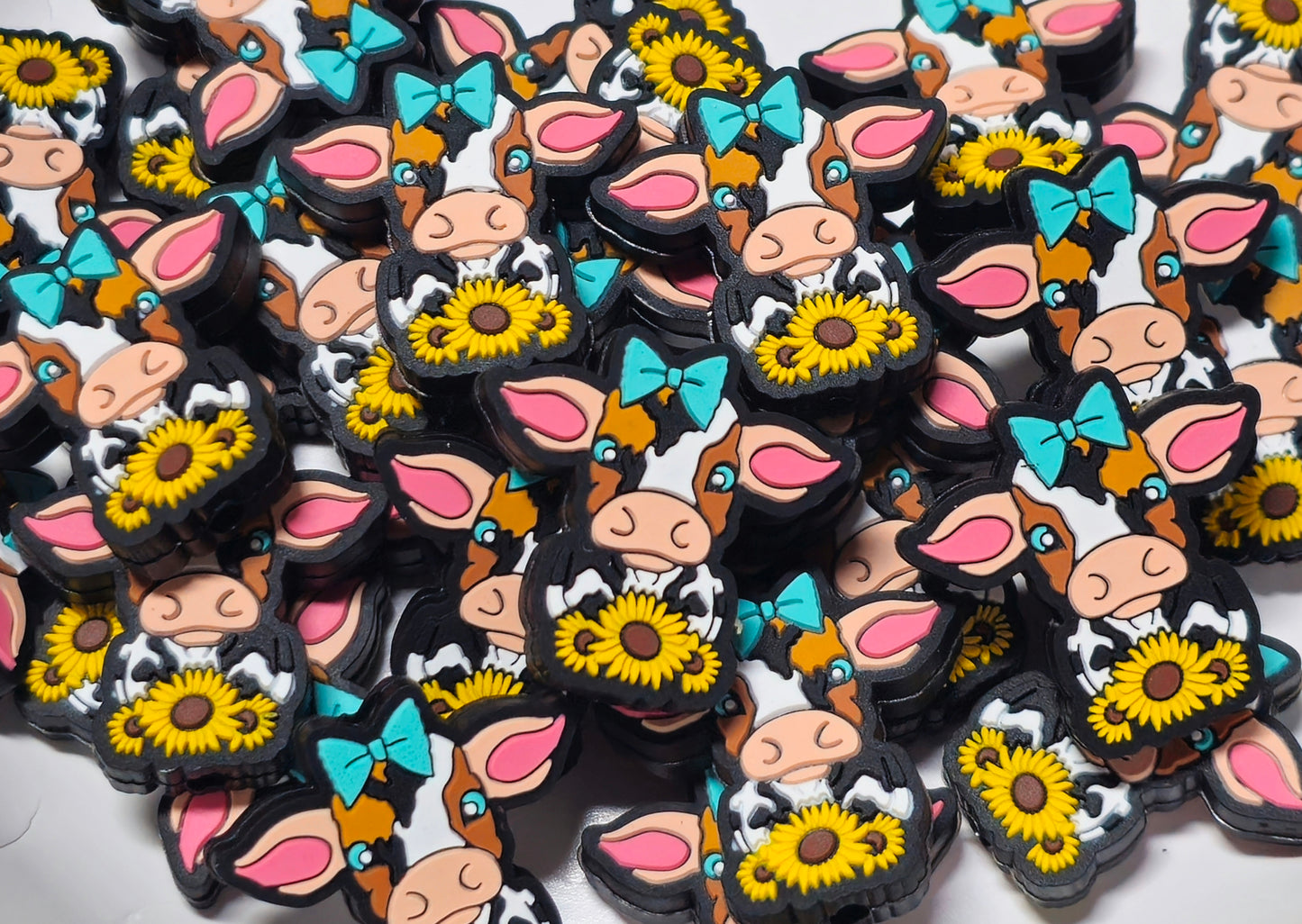 DIY Focal Bead 1 Count Craft Supplies Country Western Cows