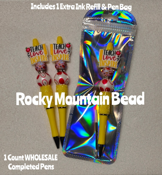 Wholsale Completed Pens come with 1 pen 1 ink refill and pen bag Craft Supplies TEACHER