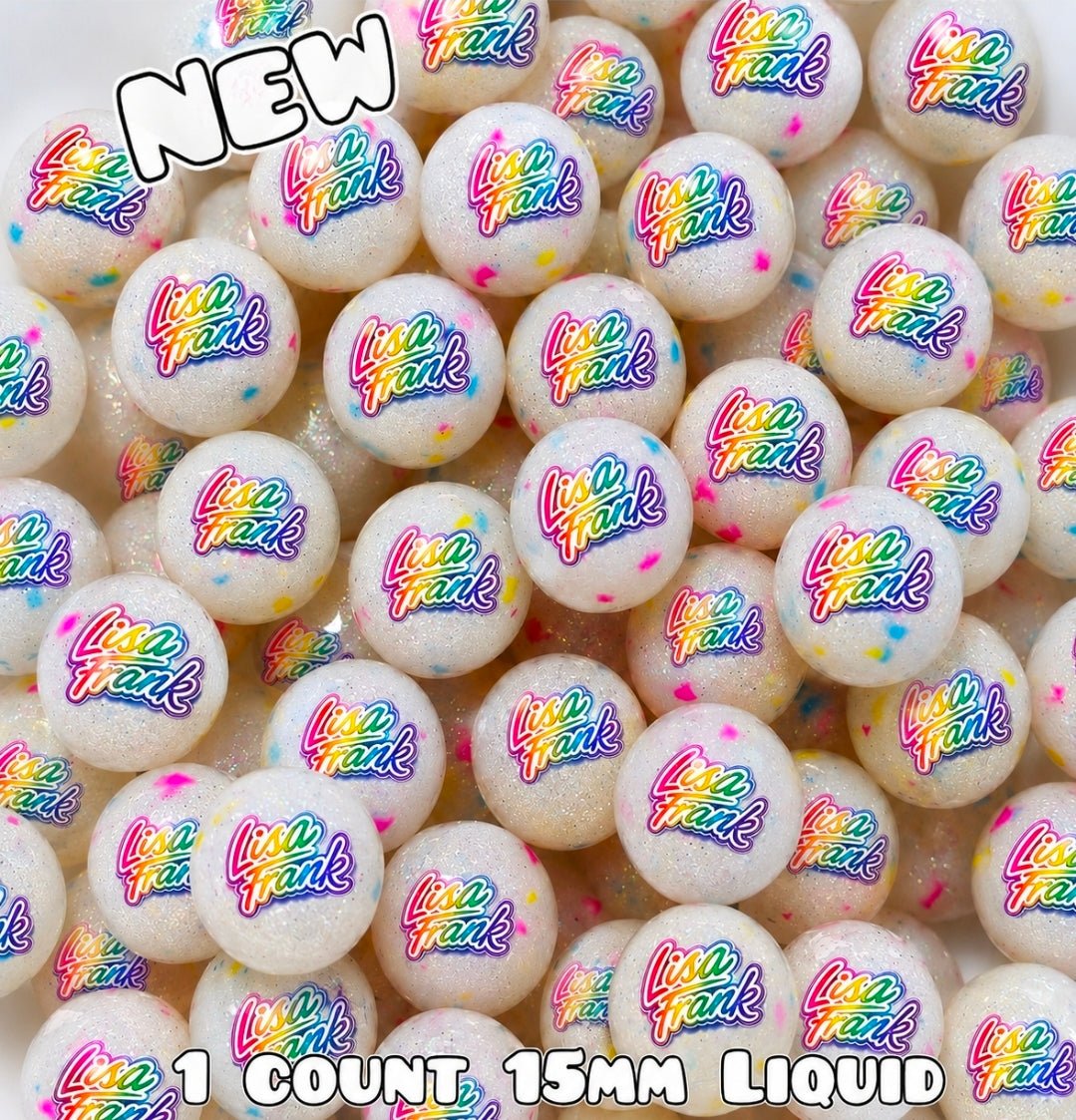 1 Count New Release Silicone Focal Bead Bow Exclusive Lisa Frank 3 options