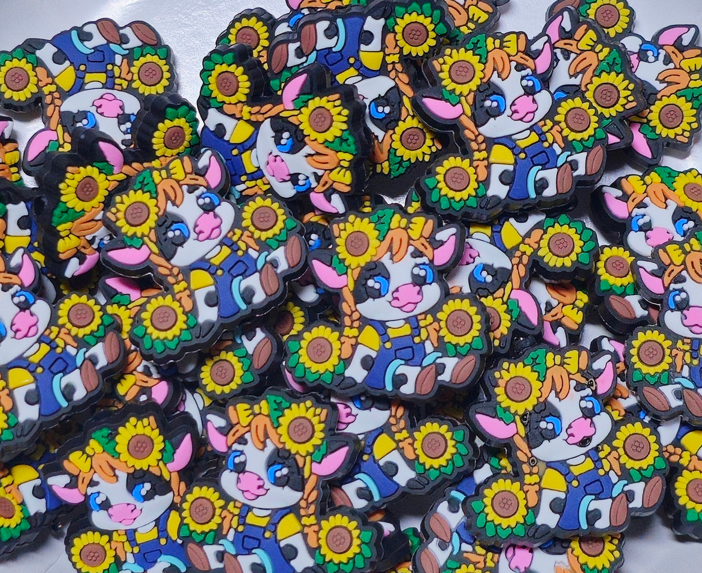 DIY Focal Bead 1 Count Craft Supplies Country Western Cows