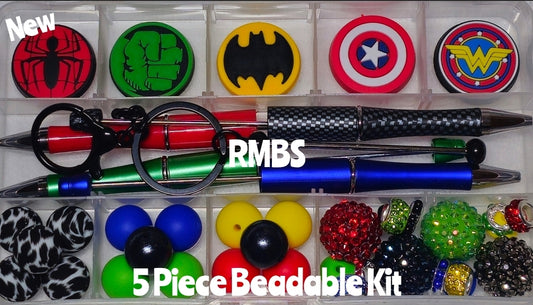 Character Super Heroes Beabable kit CONTAINER INCLUDED