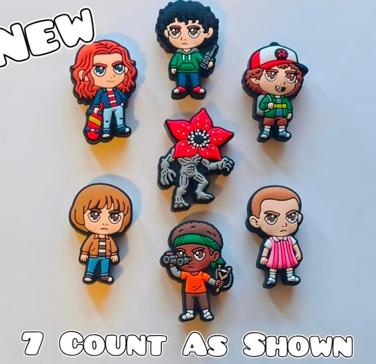 New 7 Count Focal Bead Stanger Things Custom