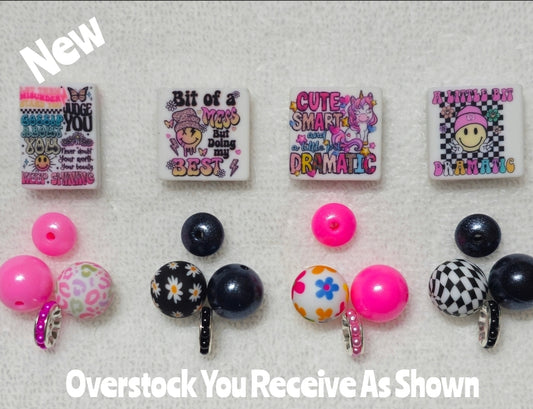 Overstock Clearance Sassy inspirational words Set