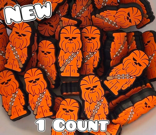 New 1 Count Star Wars Chewbacca Focal Bead