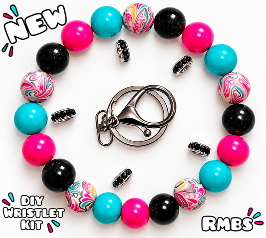 Nuevo kit de pulsera con cuentas de lujo para hacer tú mismo, 1 unidad, diseño de Paisley atrevido