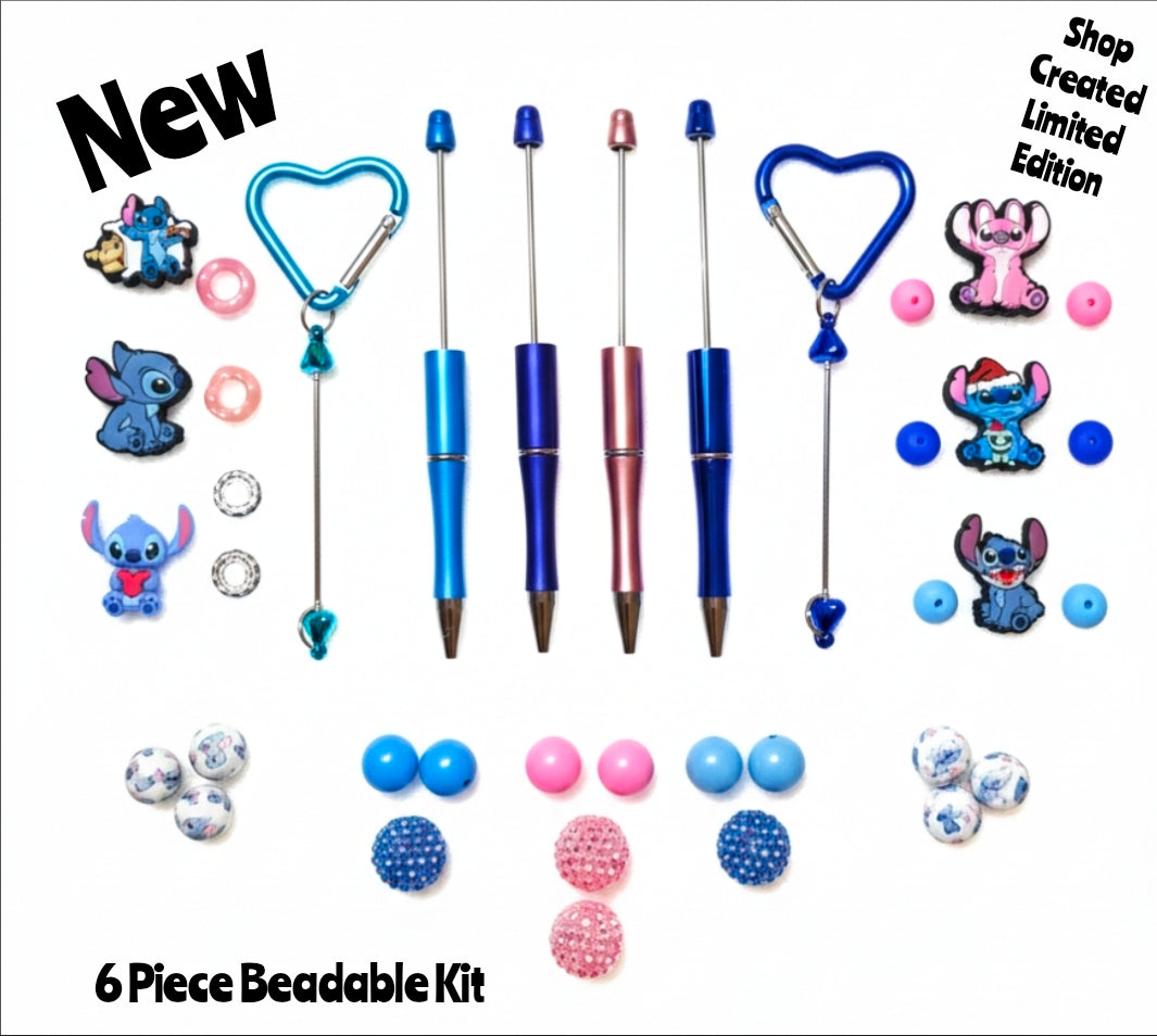 New December MONTHLY Kit Deal New 6 Piece Stitch Beadable DIY Bead Kit Craft Kit
