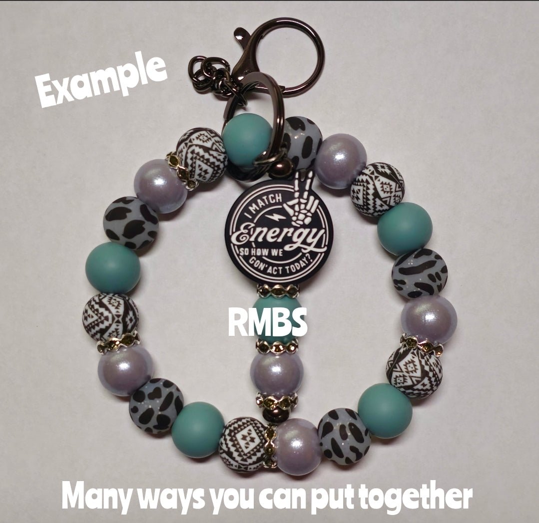 New 1 Count DIY Deluxe Beadable Wristlet Kit- Sassy Chic Beadable Accessories