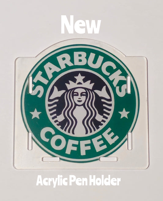 NEW Acrylic Pen Holder Box 1 Count Coffee. Read description for directions and special handling.
