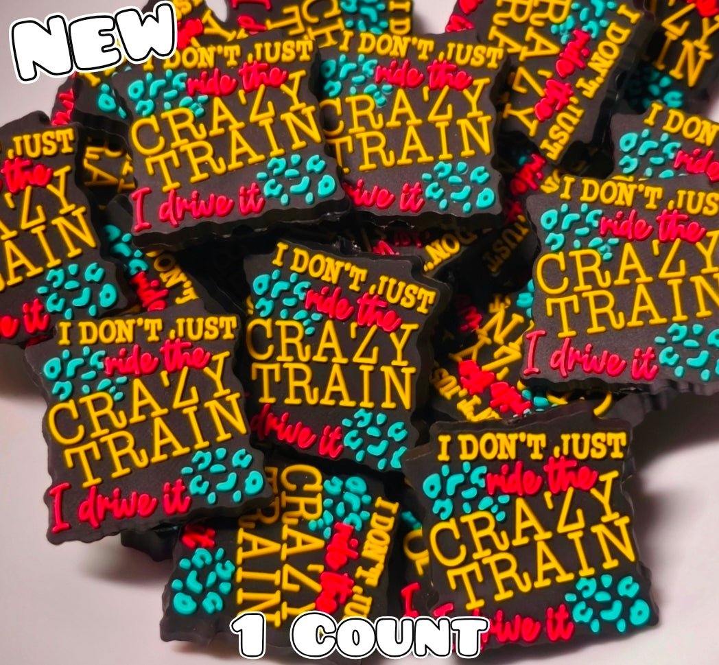 Nuevo juego de cuentas focales "Sarcastic Crazy Train" de 1 unidad