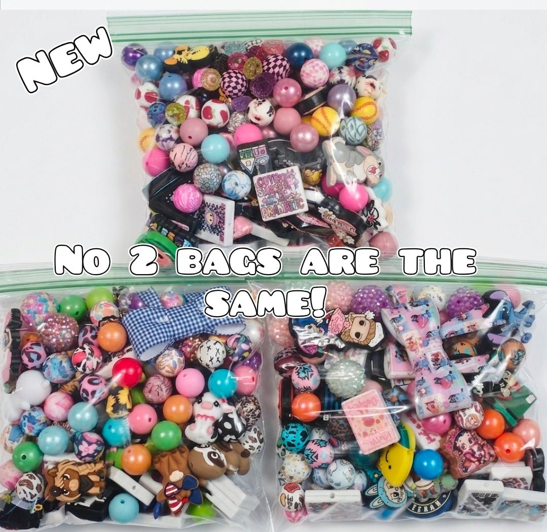New Bulk Mystery Silicone & Acrylic Bead BAGS Special BUY While Supplies Last. New UPDATED JUNE 5TH 2026