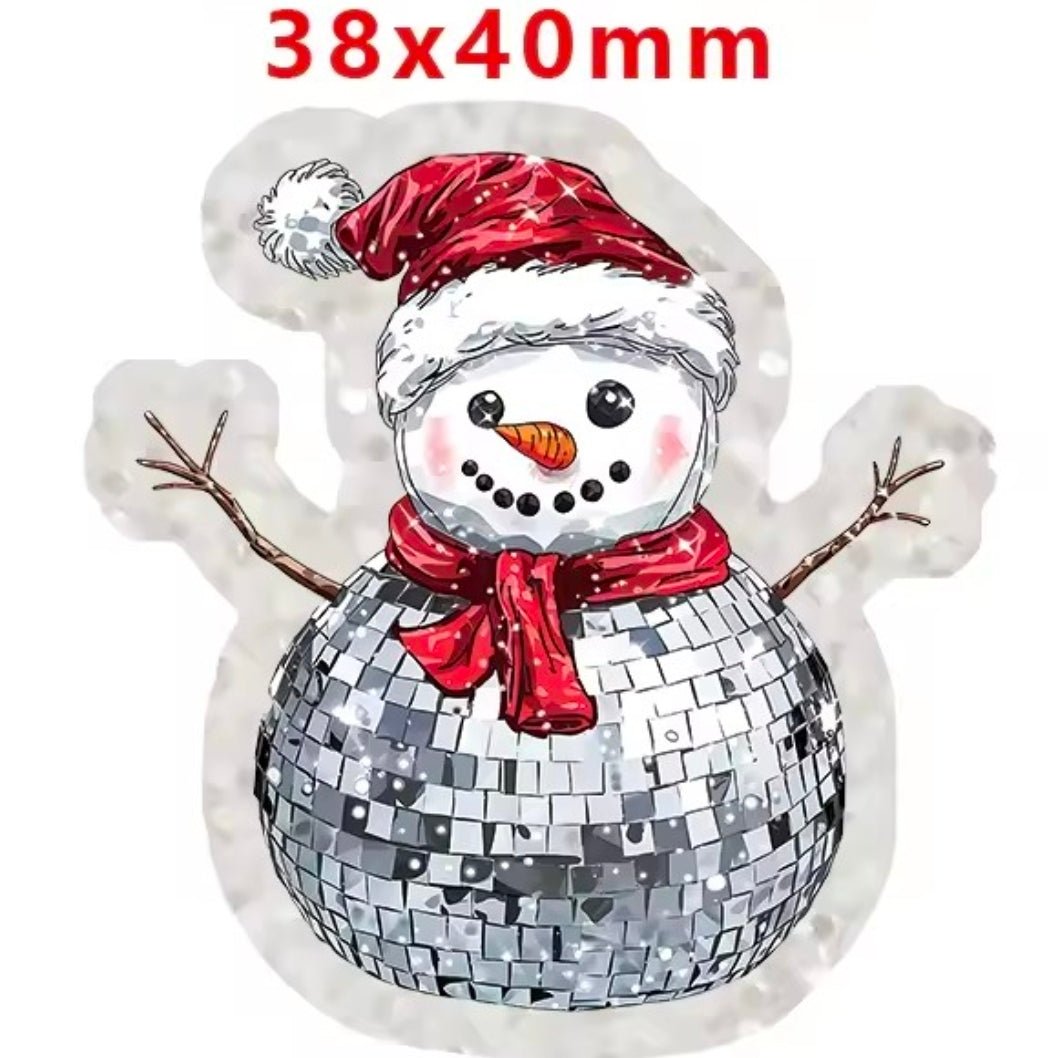 New 1 Count Glitter Acrylic Christmas