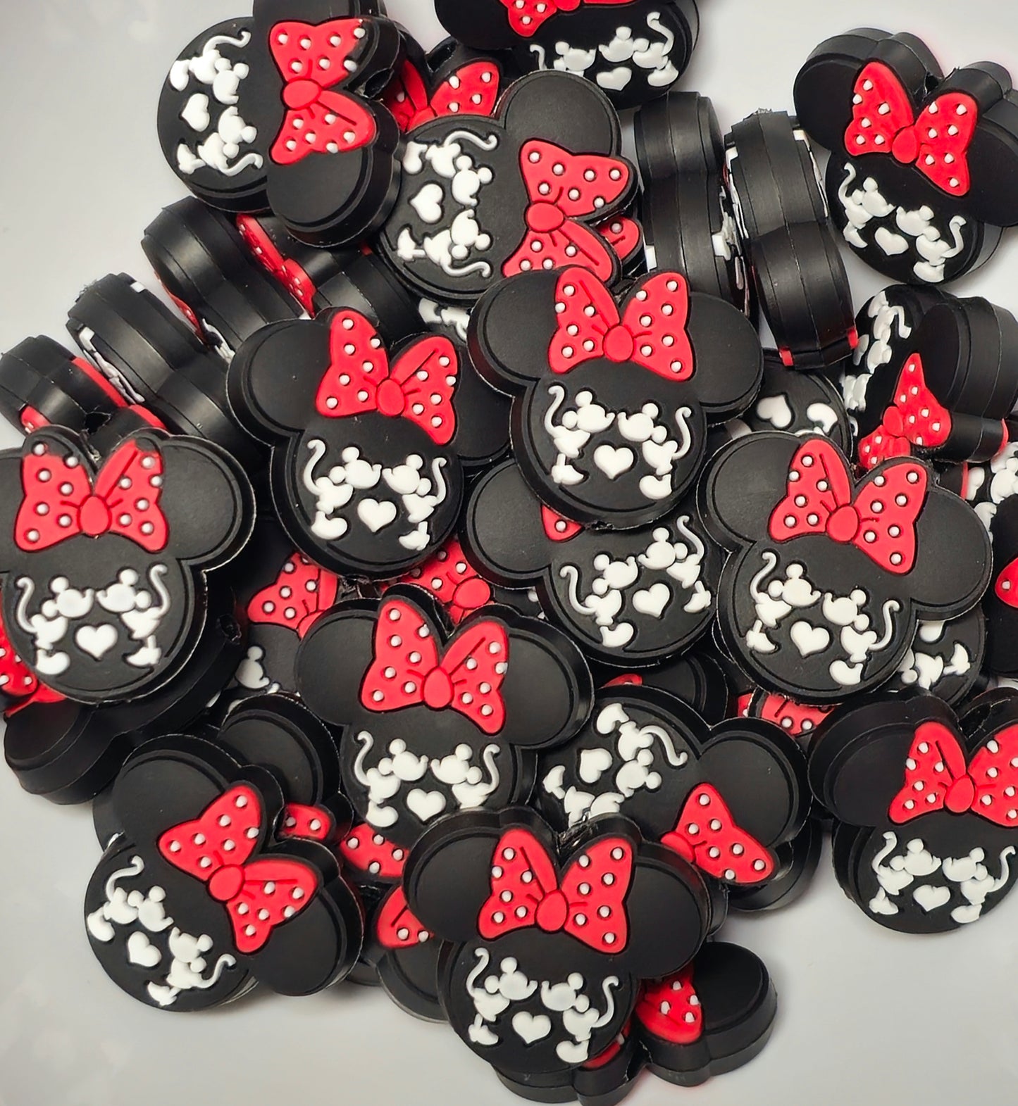 DIY Focal Bead 1 Count Craft Supplies Character Mickey Minnie Mouse