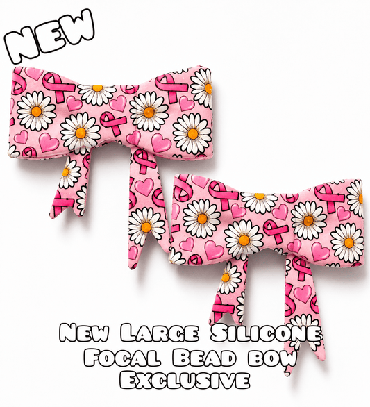 1 Count New Release Silicone Focal Bead Bow Exclusive