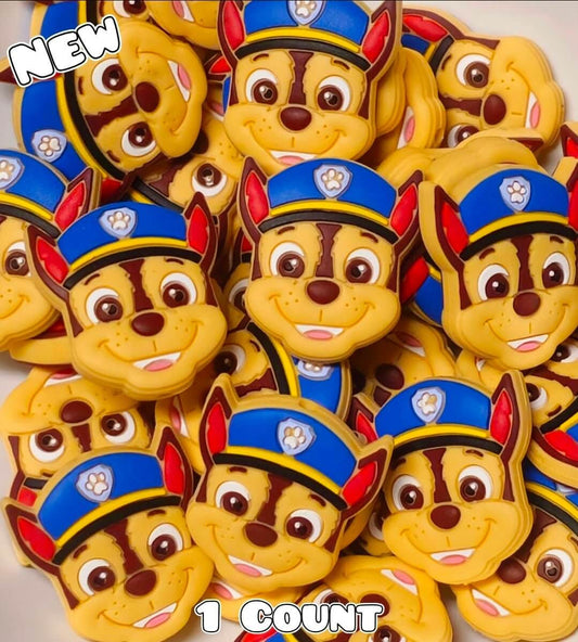 New 1 Count Focal Bead Paw Patrol