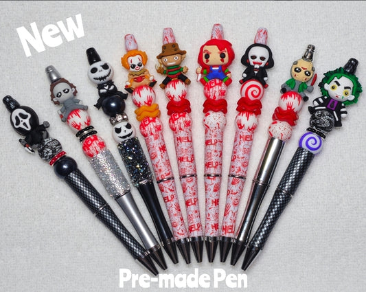 1 Count Completed Pens Horror Characters