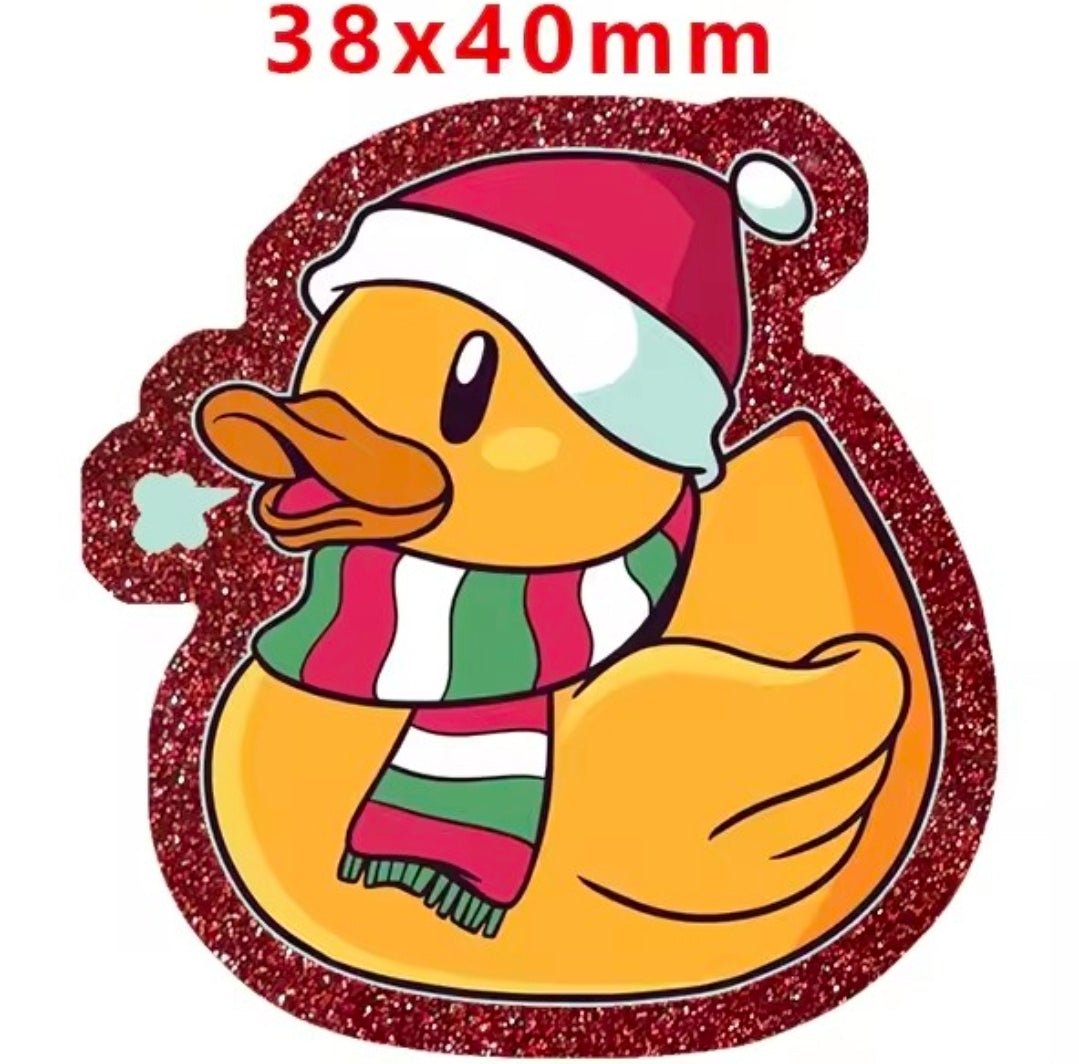 New 1 Count Glitter Acrylic Christmas