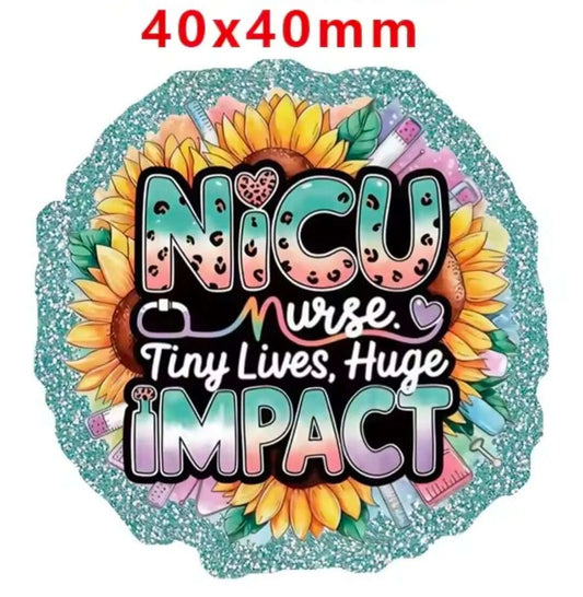 New 1 Count Glitter Acrylic Flatback Multiple Uses Acrylic Craft Supplies