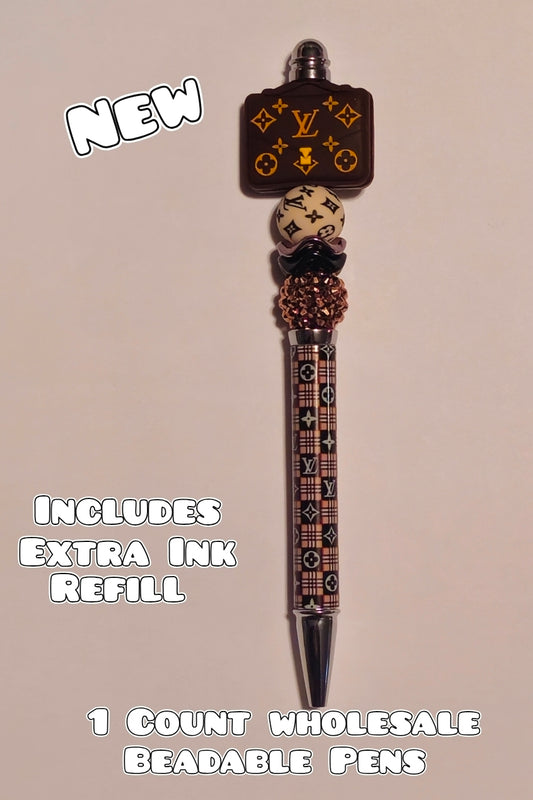 Wholesale Beadable Pens 1 Count Luxury Purse Style Completed Pen