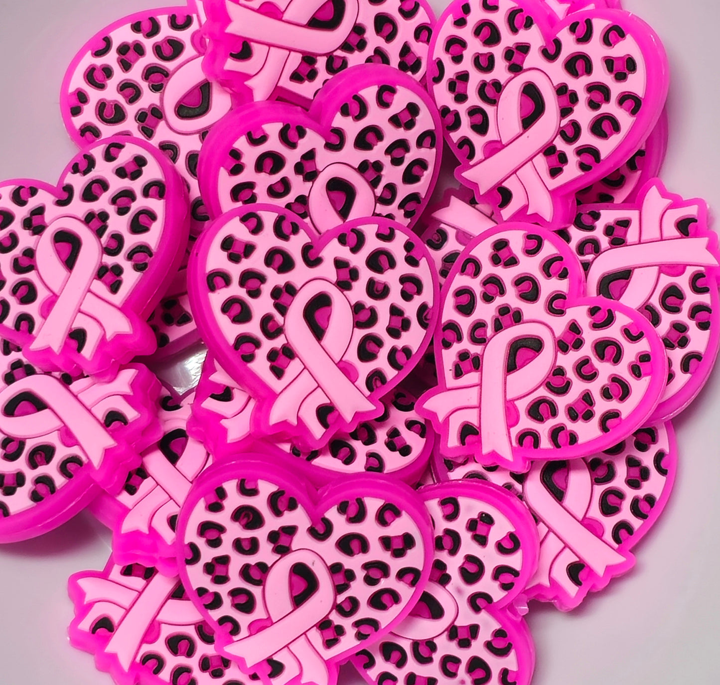 DIY Focal Bead 1 Count Craft Supplies Cancer Awareness Beads Breast Cancer