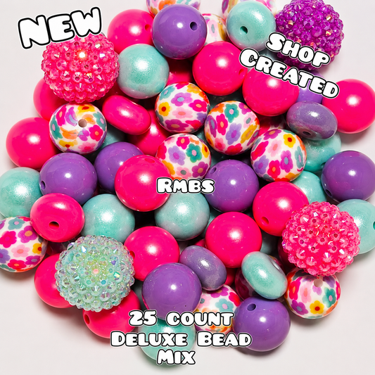 New Deluxe SILICONE Bead Mix 25 count. Shop Made