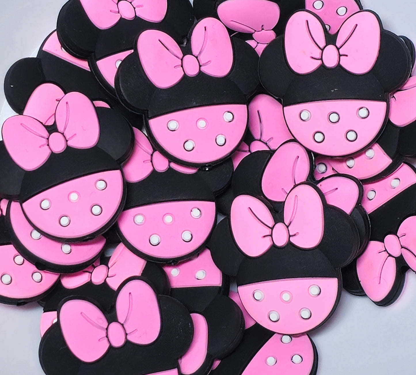 DIY Focal Bead 1 Count Craft Supplies Character Mickey Minnie Mouse