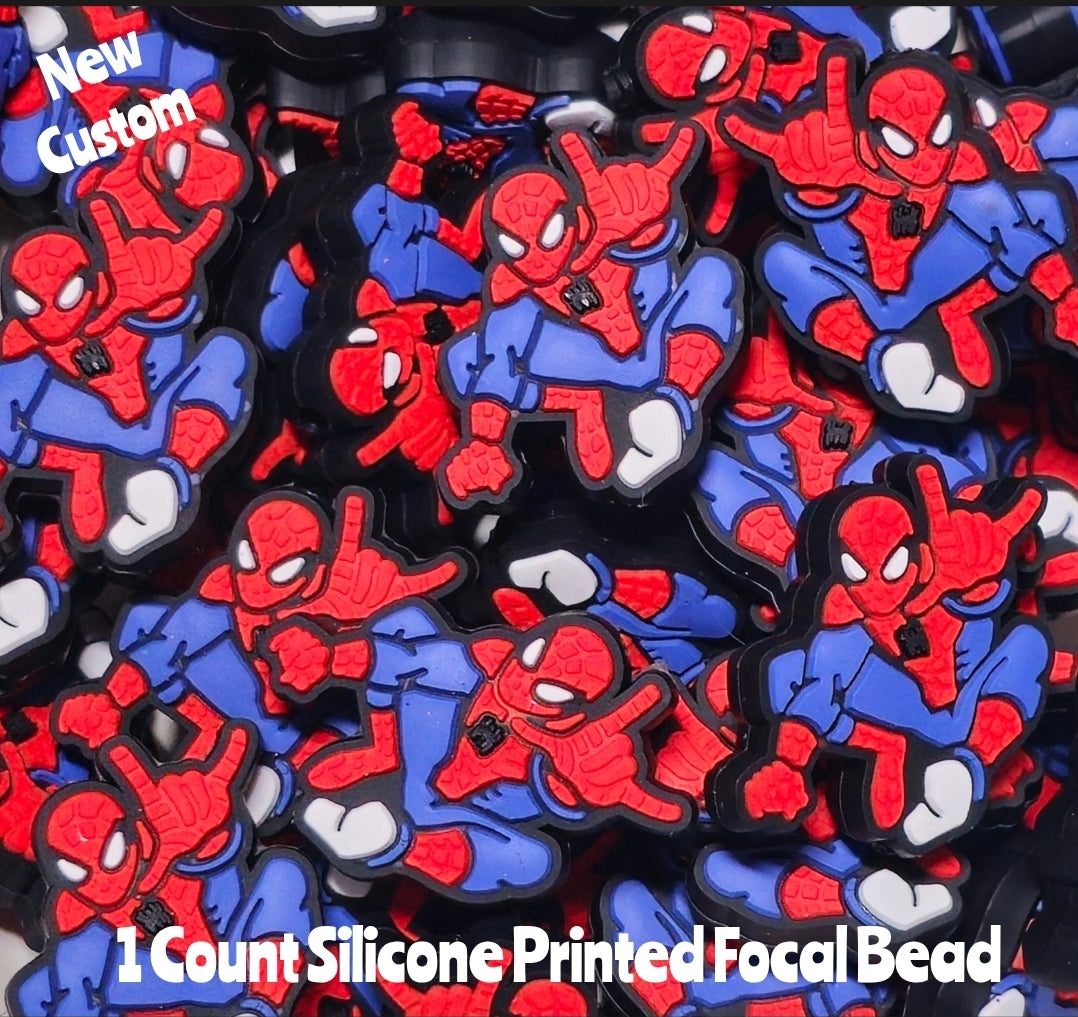 DIY Focal Bead 1 Count Craft Supplies Character Super heroes Custom