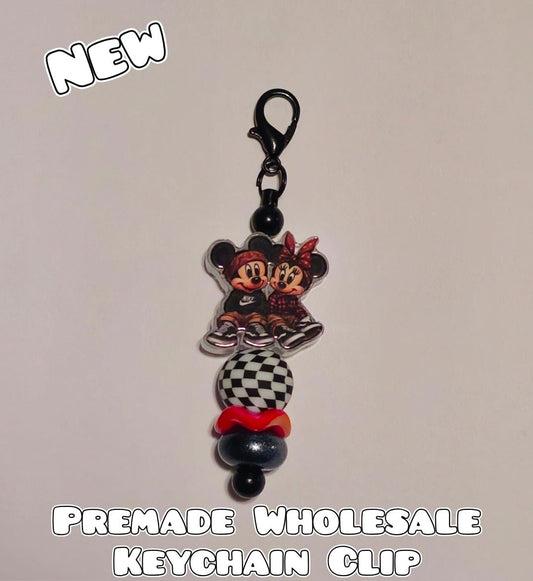 Wholsale Pre-Made Keychain Clip Charm 1 Count Luxury