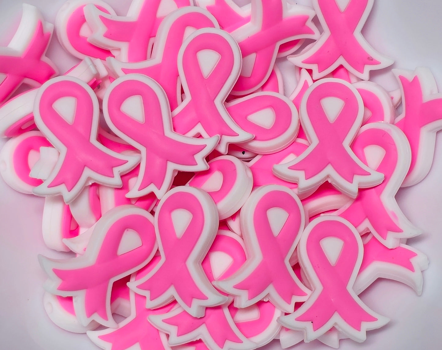 DIY Focal Bead 1 Count Craft Supplies Cancer Awareness Beads Breast Cancer