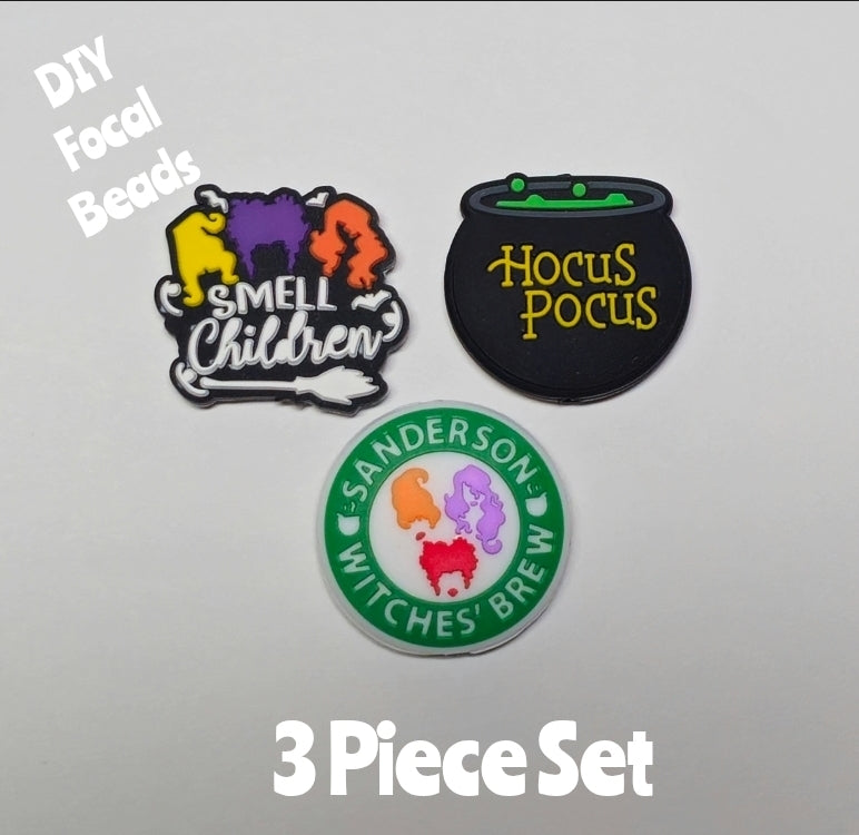 DIY Focal Bead 1 Count Craft Supplies Halloween Sanderson Sister Bead Set