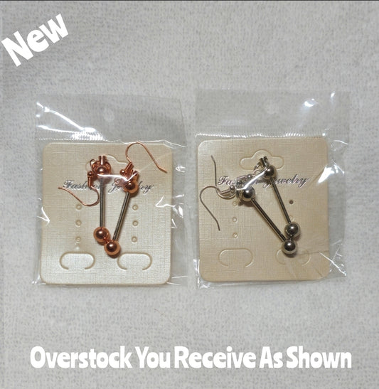 Overstock Clearance 2 Sets Beadable Earrings Smaller