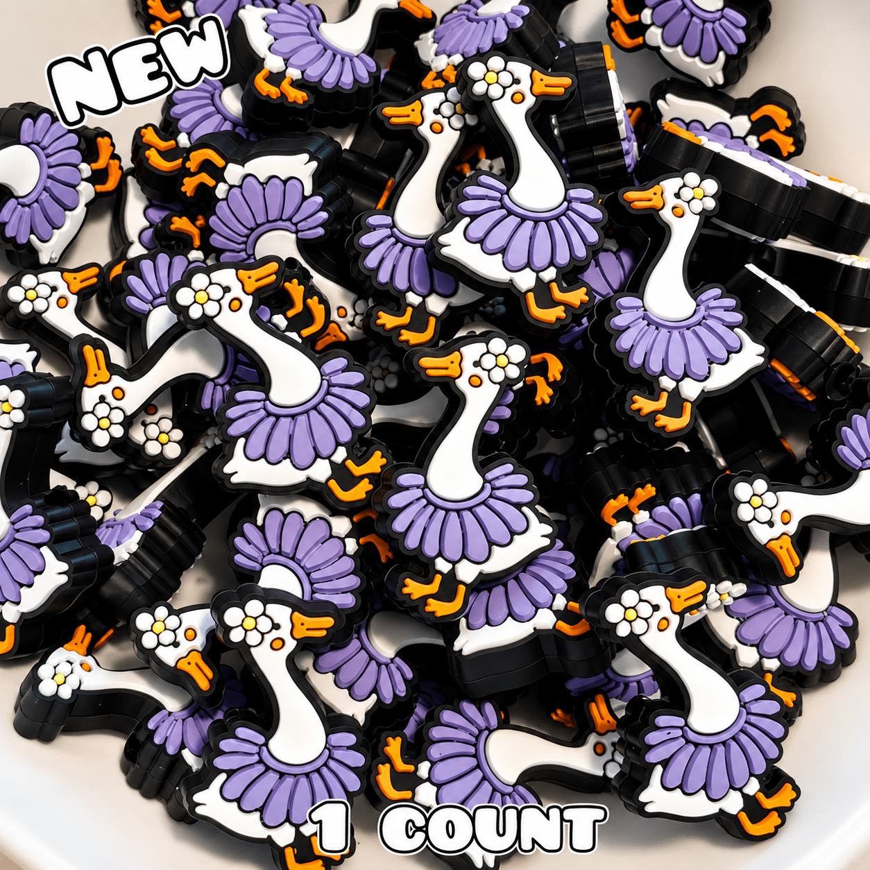 New 1 Count Mamma Goose Focal Bead